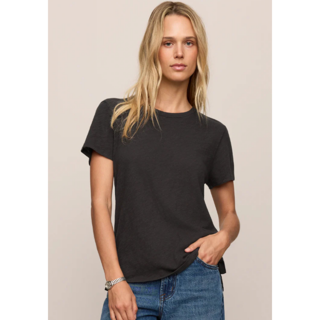 Foundation Slub Tee - Black Sand