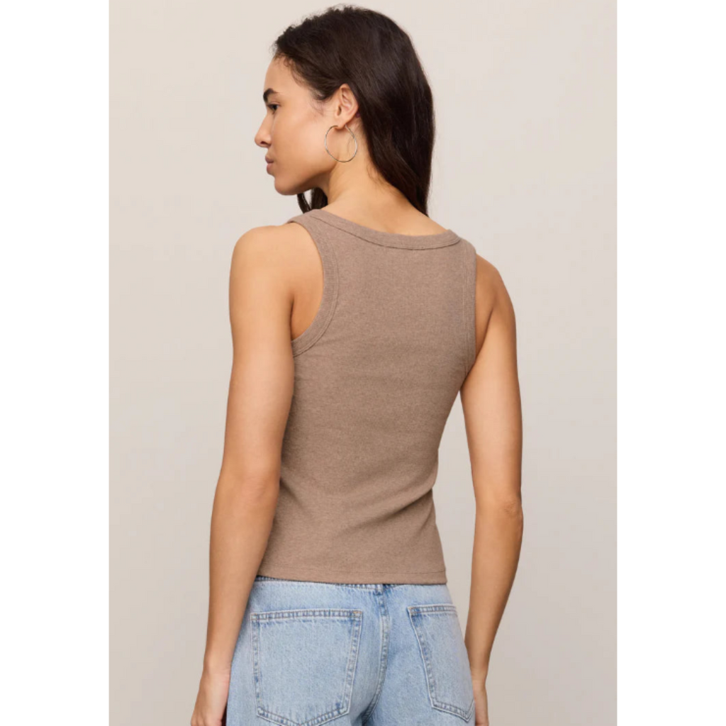Rowe Scoop Tank - Heather Ash