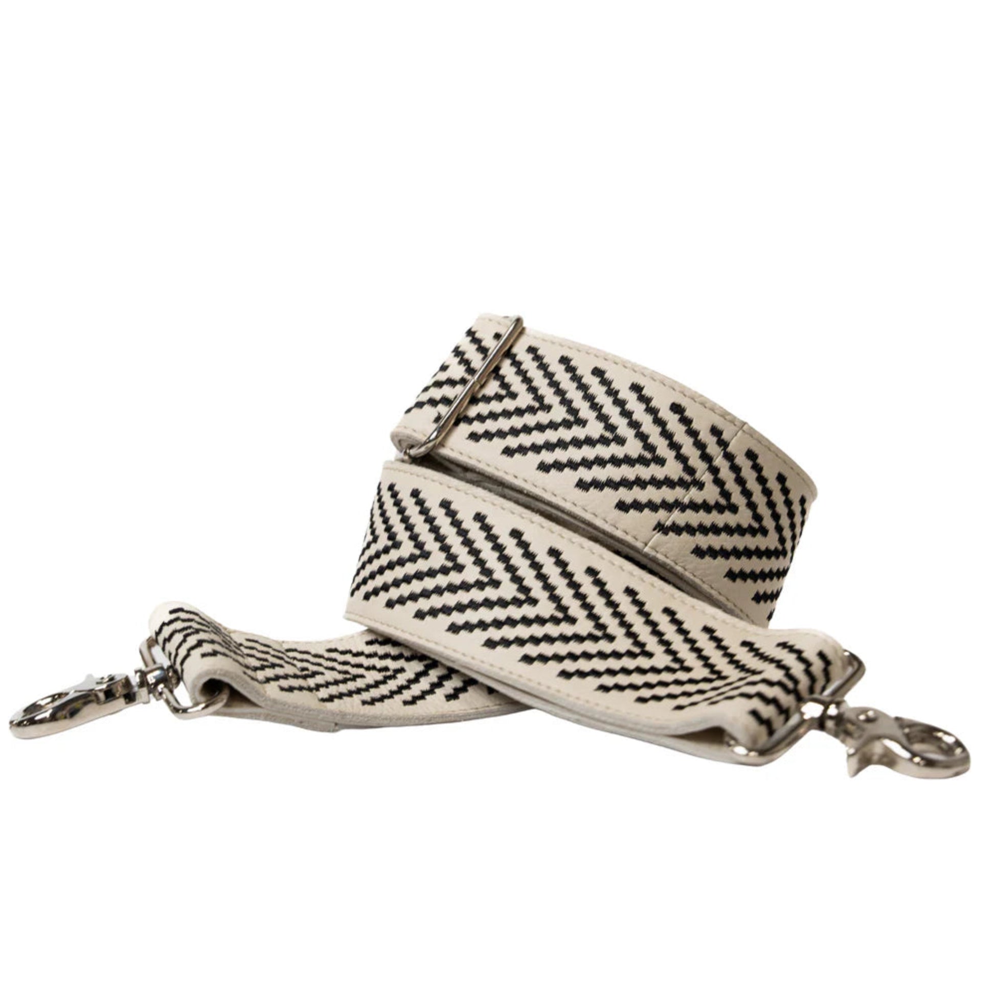Bowie Wide Woven Shoulder Strap - Oat