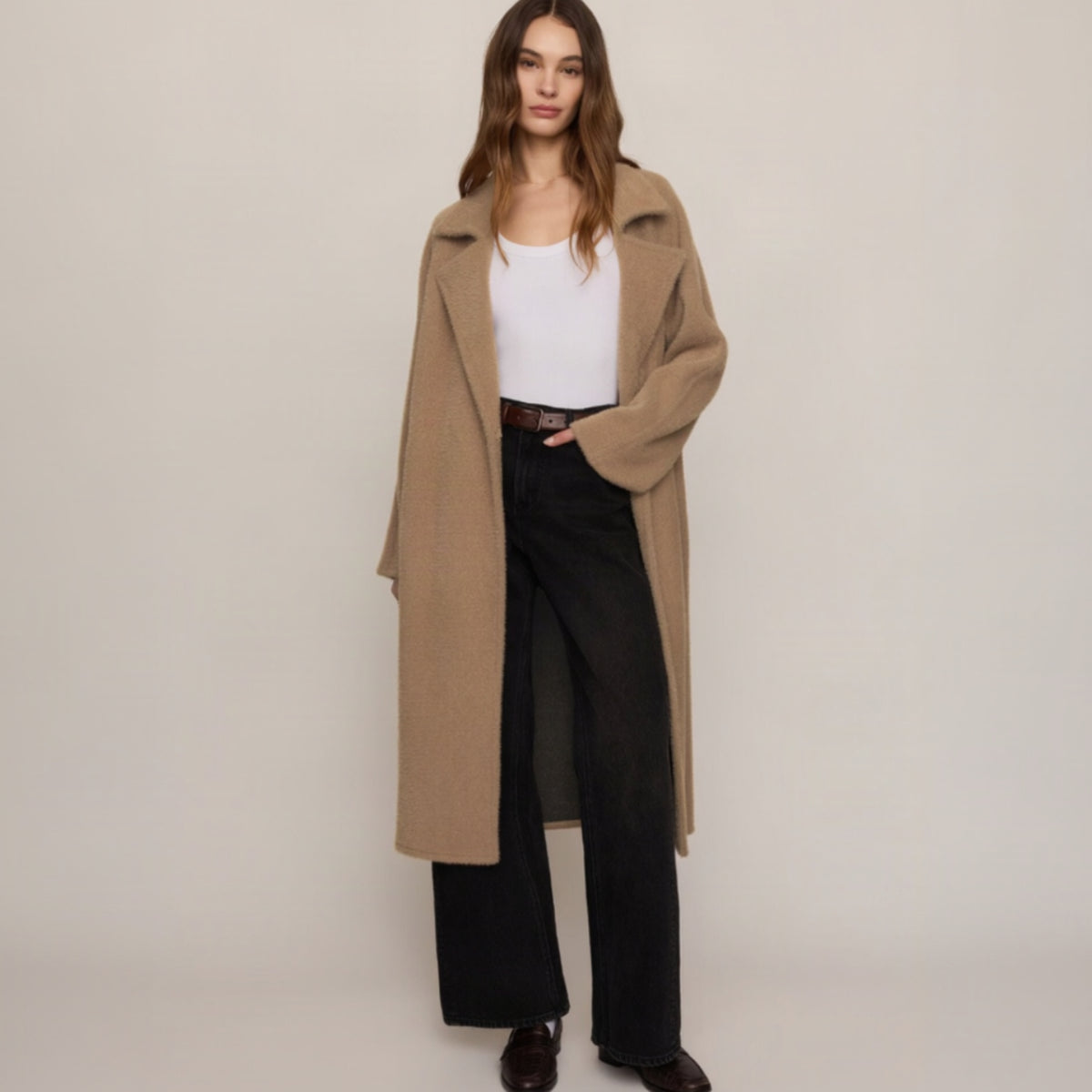 Crosby Cocoon Coat - Light Toffee