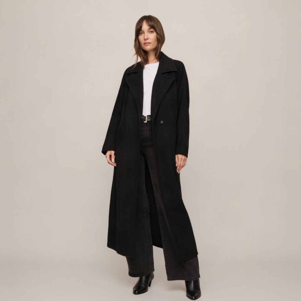 Crosby Cocoon Coat - Black