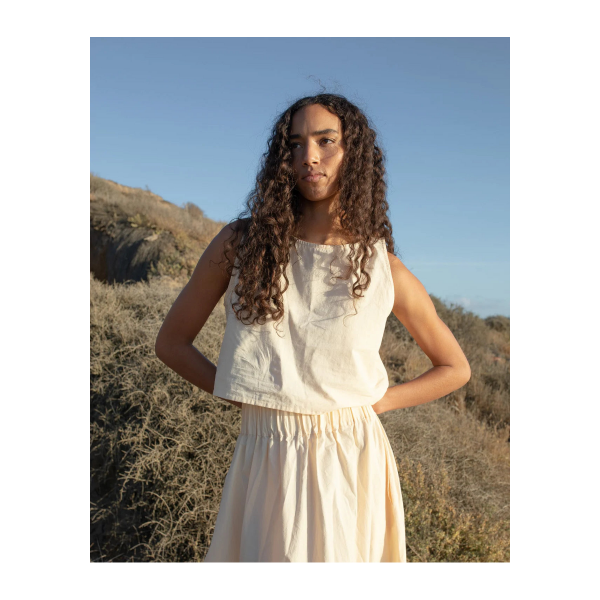 Palmer Tank - Ivory
