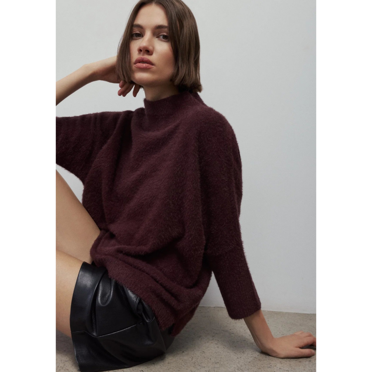 Elise Plush Sweater - Marron