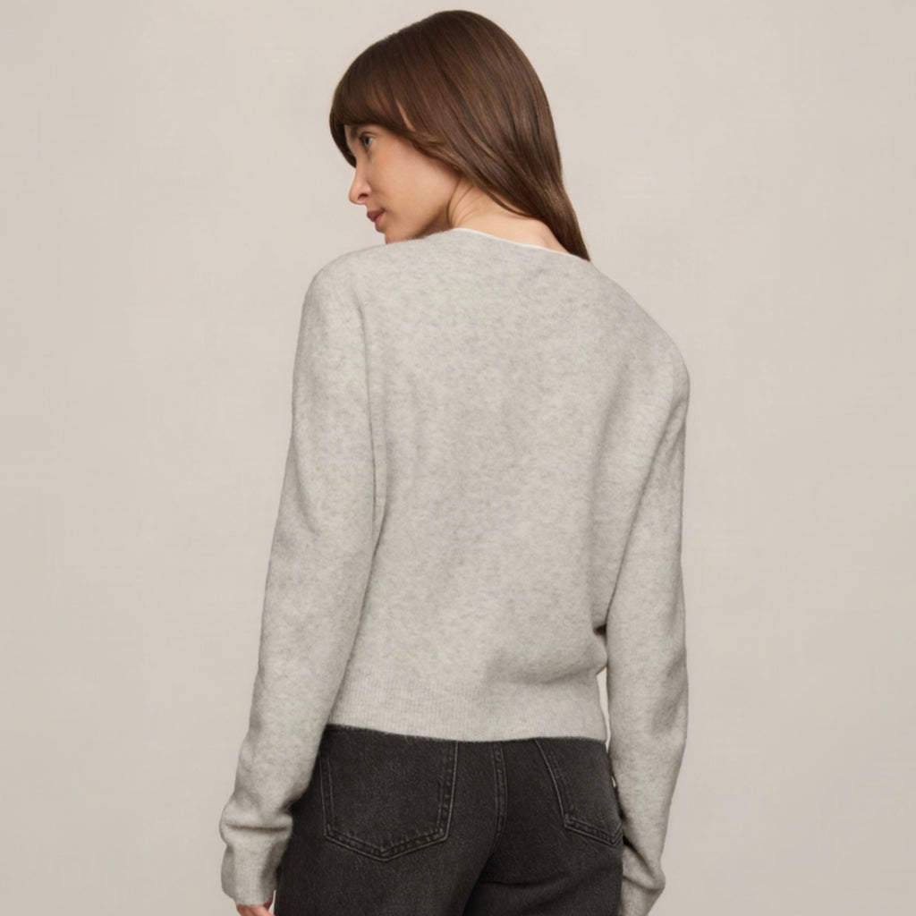 Medina Cardigan - Feather Grey