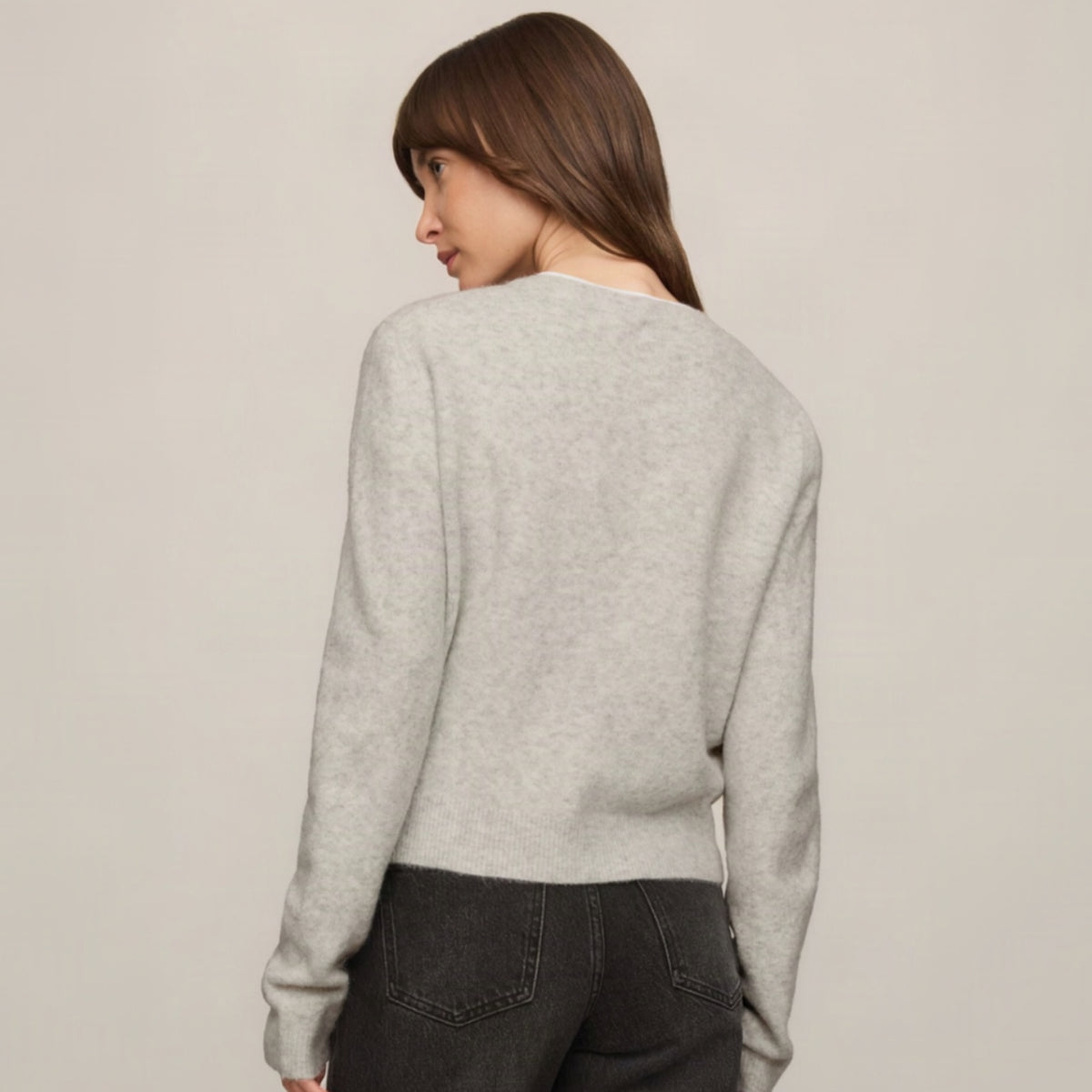 Medina Cardigan - Feather Grey
